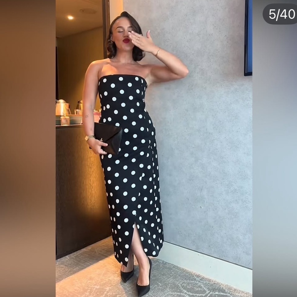 TREND NEW ! ZARA POLKA DOT DRESS S  
🚨FIRM PRICE NO DISCOUNT ON THIS DRESS - Picture 15 of 15